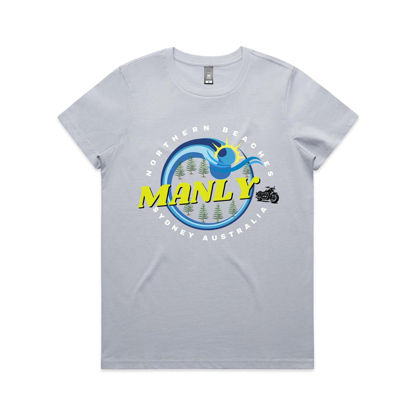Lost Manly custom logo The Manly Barry AS Colour Women's Maple Tee - Lost Manly Shop