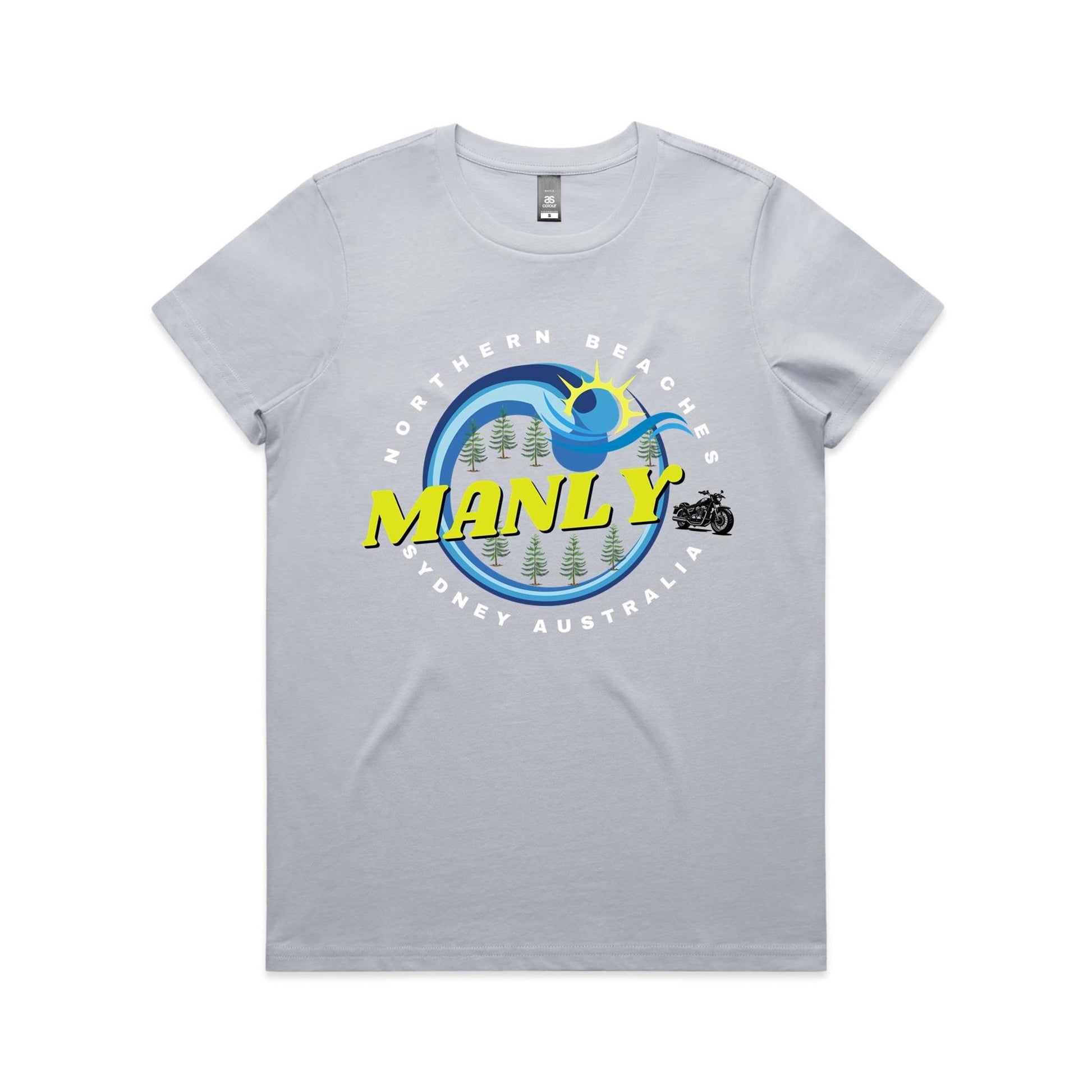 Lost Manly custom logo The Manly Barry AS Colour Women's Maple Tee - Lost Manly Shop