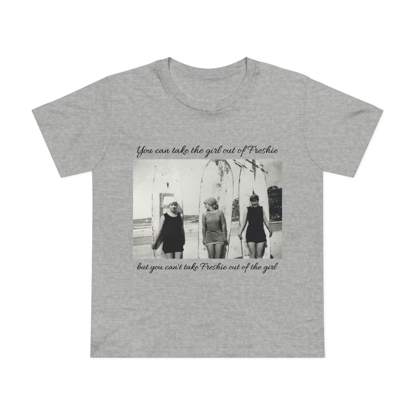 Vintage Women’s Maple Tee - ‘You Can Take the Girl Out of Freshie’ Graphic T-Shirt 