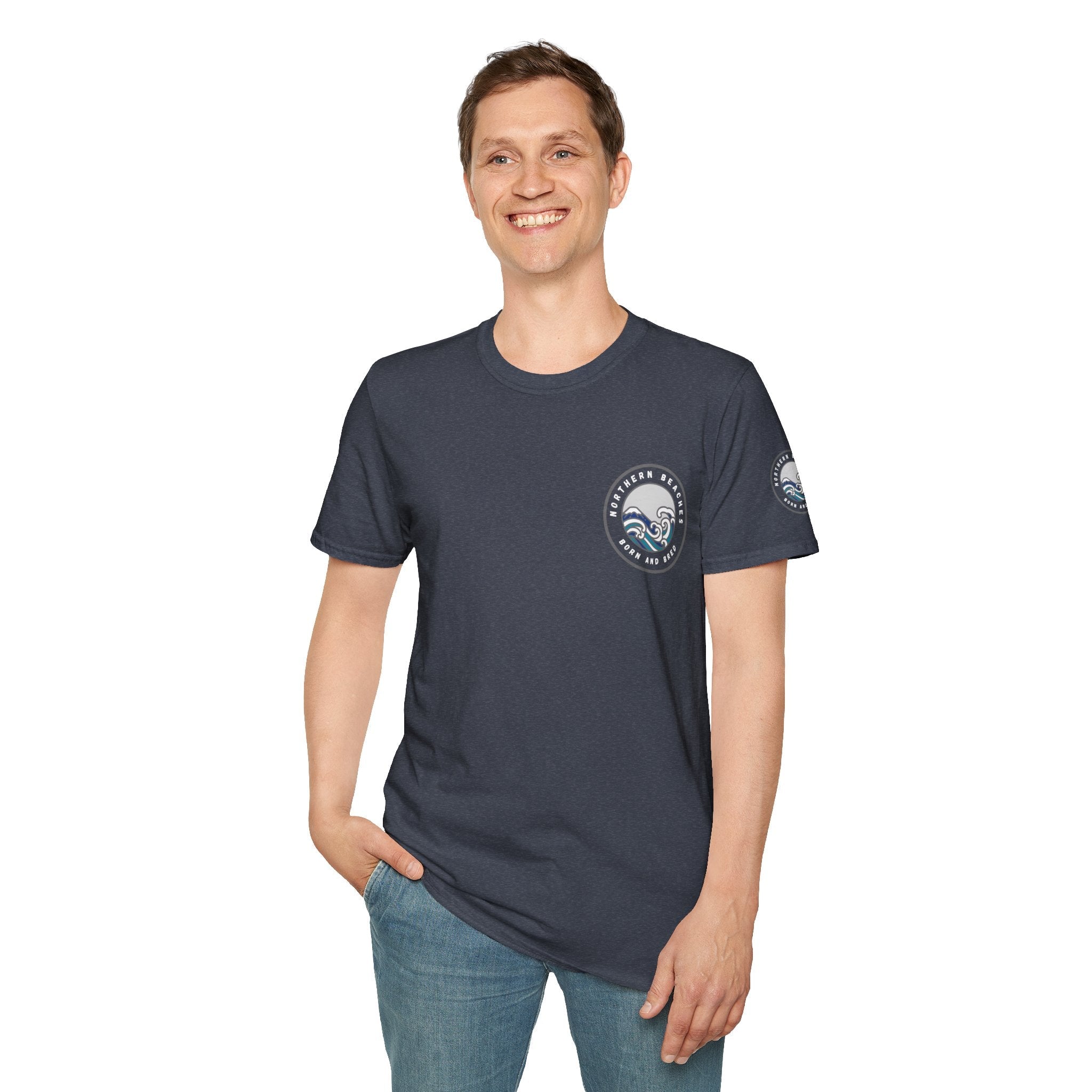 Northern Beaches Born and Bred Unisex T-Shirt Printify