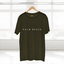 Palm Beach custom logo print Lost Manly label on Adult Staple Cotton T-Shirt Printify