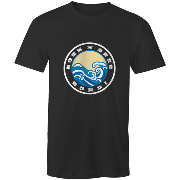 Born n Bred Bondi custom logo printed on AS Colour Staple - Mens T-Shirt 