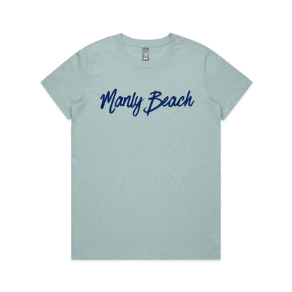 Lost Manly Custom Manly Beach Logo Edition AS Colour Women's Maple Tee - Lost Manly Shop