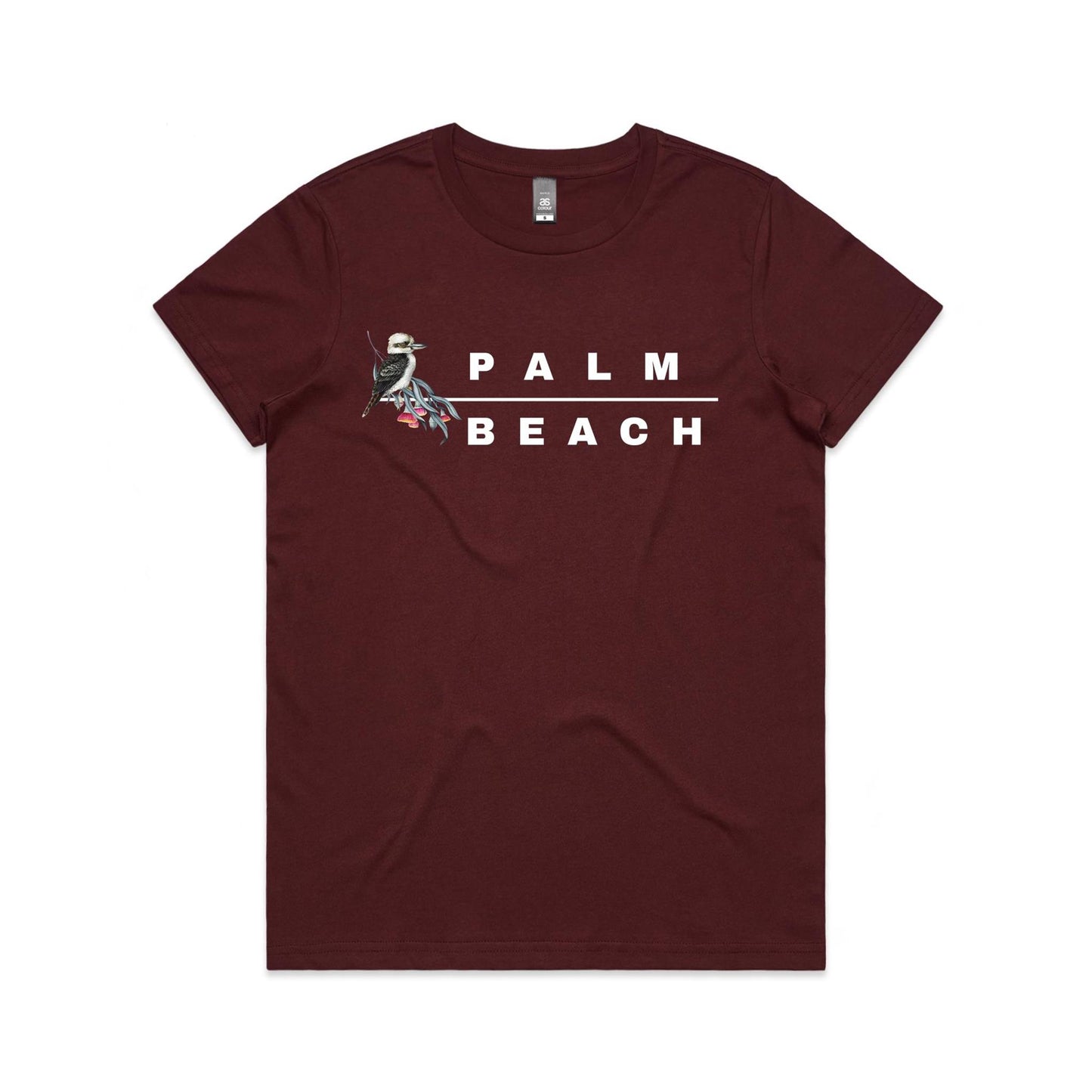 Lost Manly Custom Palm Beach Logo Limited Edition AS Colour Women's Maple Tee - Lost Manly Shop