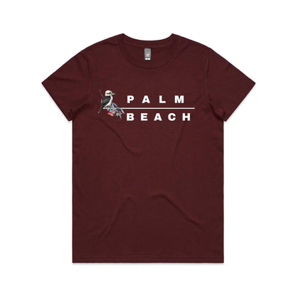 Lost Manly Custom Palm Beach Logo Limited Edition AS Colour Women's Maple Tee - Lost Manly Shop