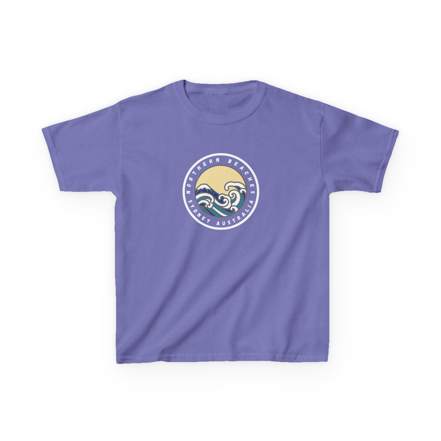 Ocean Wave Kids Cotton Tee – Northern Beaches logo