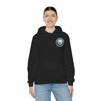 Lost Manly custom Northern Beaches Dee Why front and back logo edition Hoodie - Lost Manly Shop
