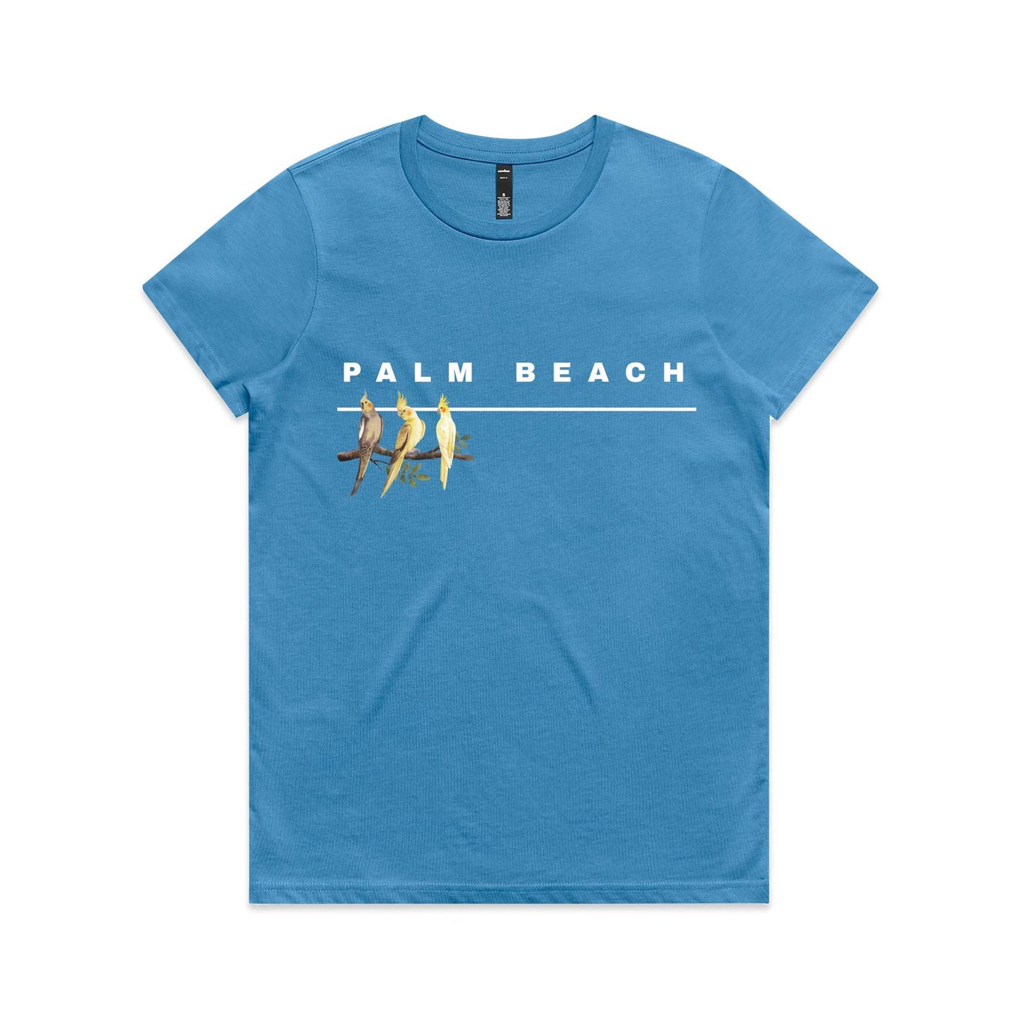 Lost Manly custom logo Palm Beach edition AS Colour Women's Maple Tee - Lost Manly Shop
