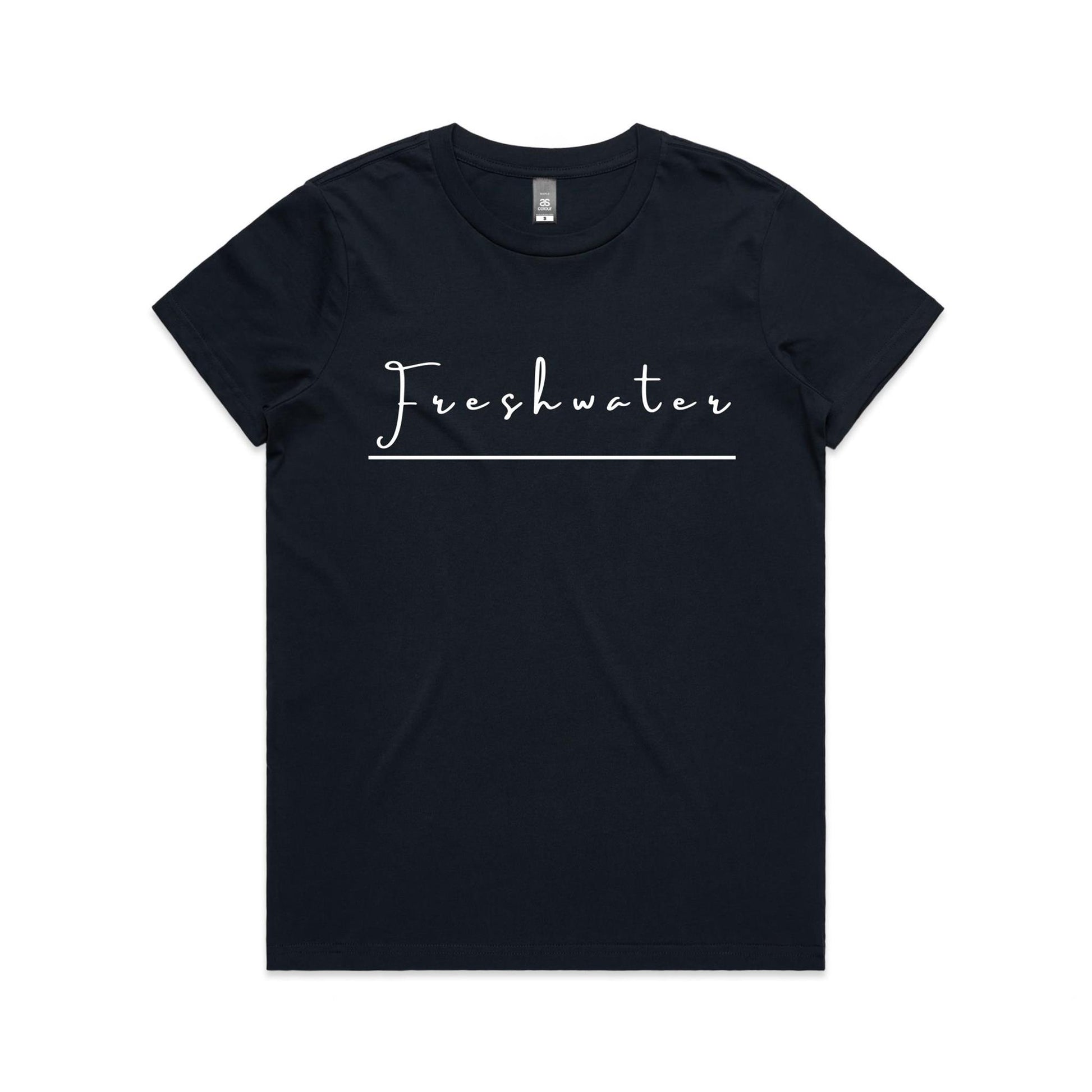 Lost Manly Custom Freshwater Beach Logo Edition AS Colour Women's Maple Tee - Lost Manly Shop