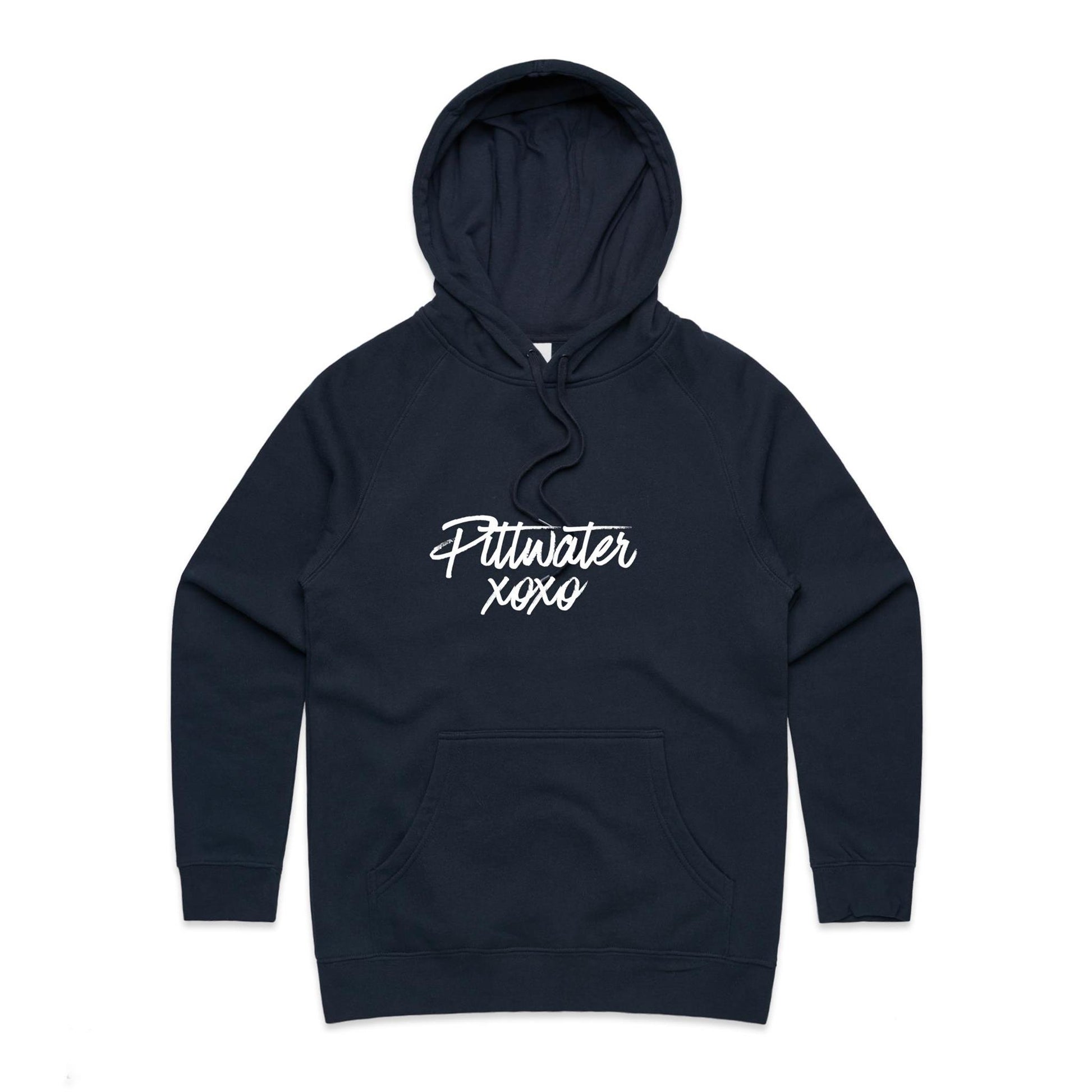 Lost Manly Women's Hoodie Pittwater xoxo custom logo edition - Lost Manly Shop