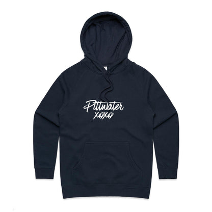 Lost Manly Women's Hoodie Pittwater xoxo custom logo edition - Lost Manly Shop