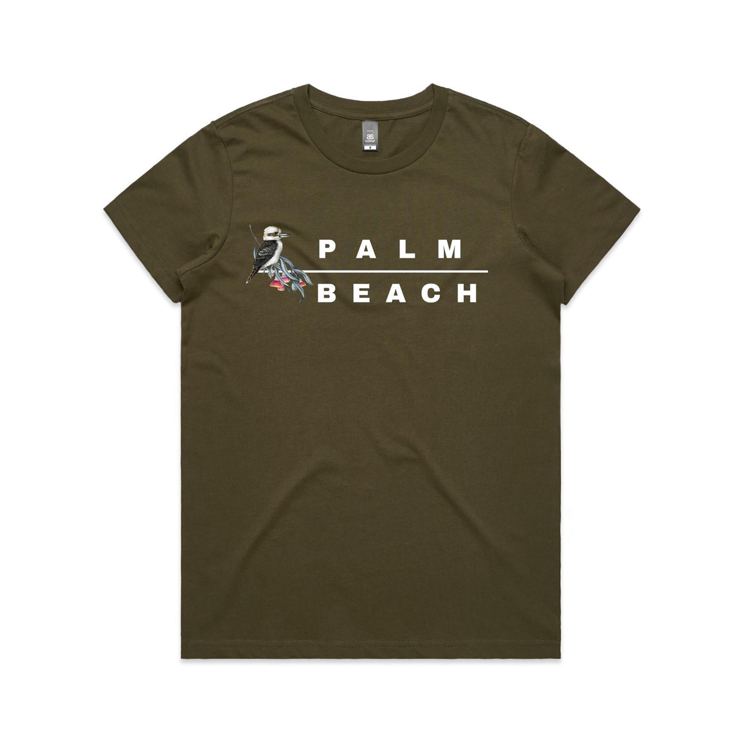 Lost Manly Custom Palm Beach Logo Limited Edition AS Colour Women's Maple Tee - Lost Manly Shop