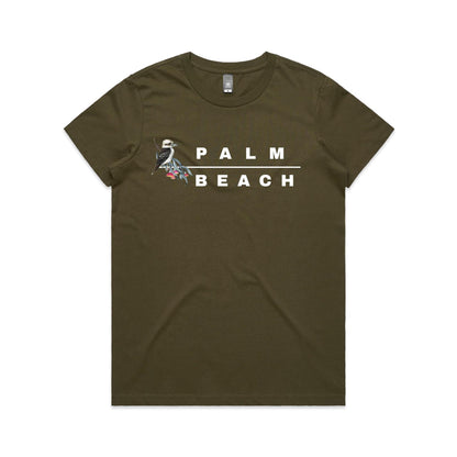 Lost Manly Custom Palm Beach Logo Limited Edition AS Colour Women's Maple Tee - Lost Manly Shop