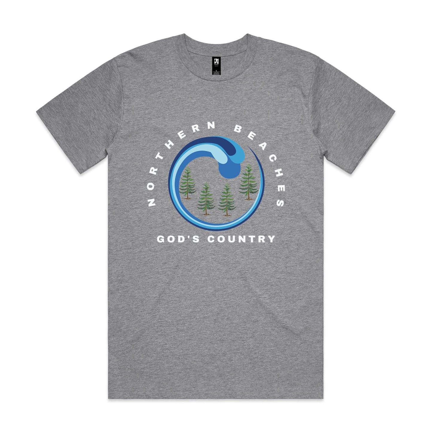 Lost Manly custom logo God's Country edition AS Colour - Classic Tee - Lost Manly Shop