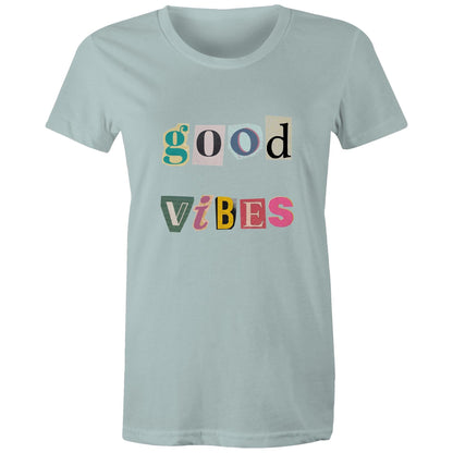 Women's Maple Tee Good Vibes 