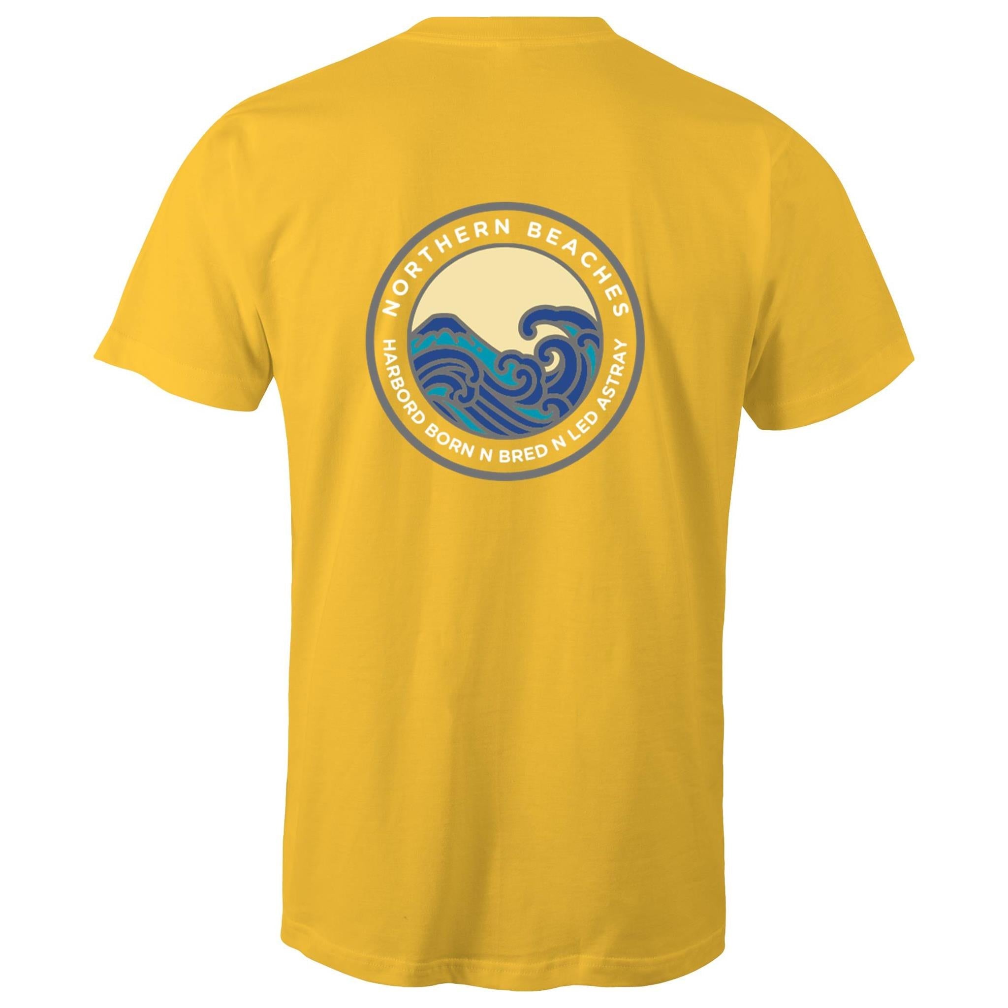 Harbord Born and Bred Northern Beaches Sydney Australia Printed Logo T-Shirt Ogo Merch