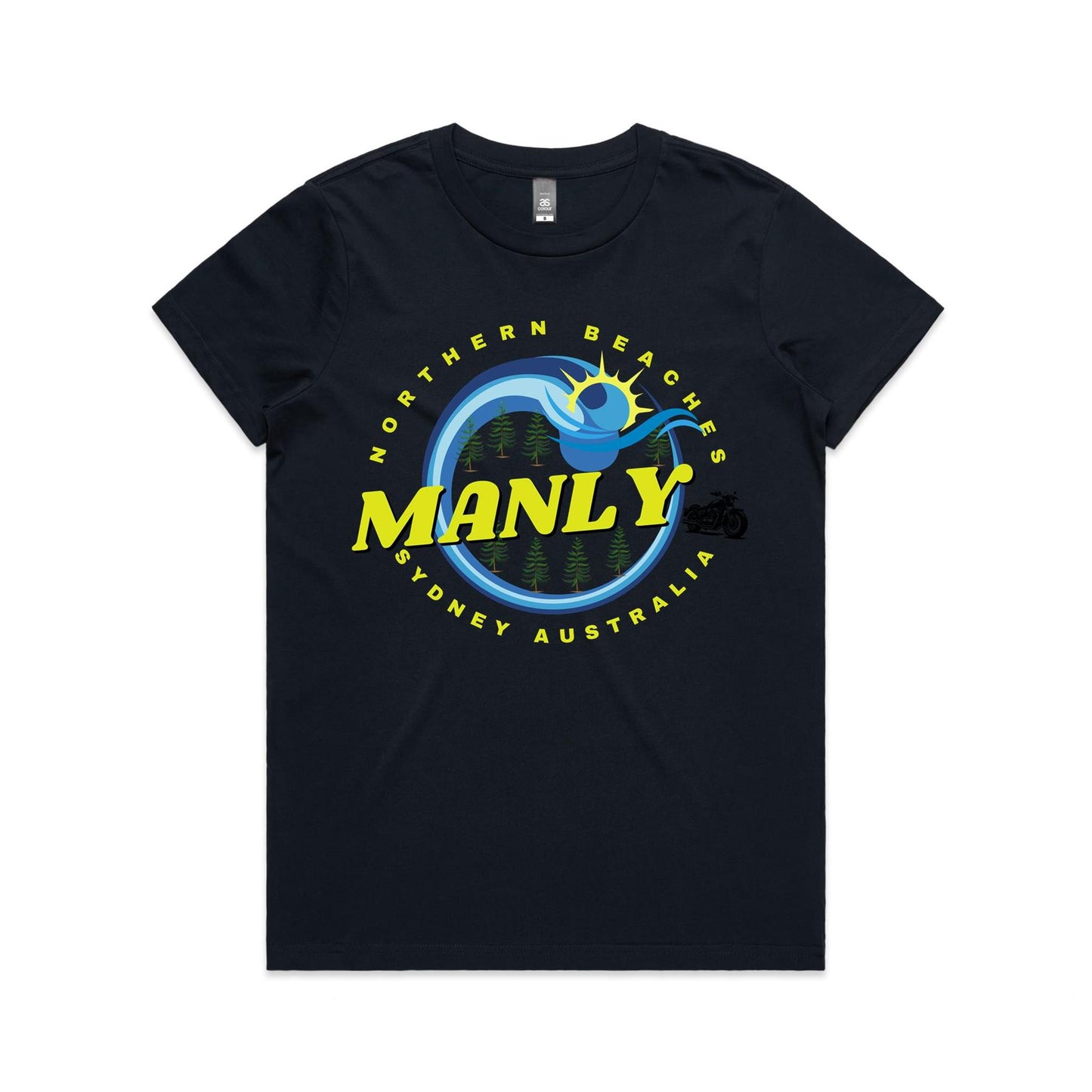 Lost Manly custom logo The Manly Barry AS Colour Women's Maple Tee - Lost Manly Shop