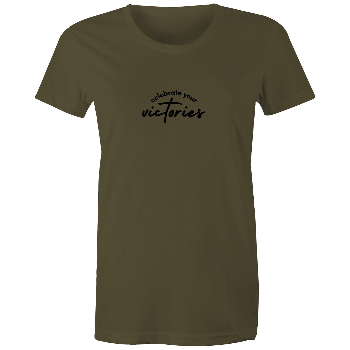 Women's Maple Tee Celebrate your Victories 