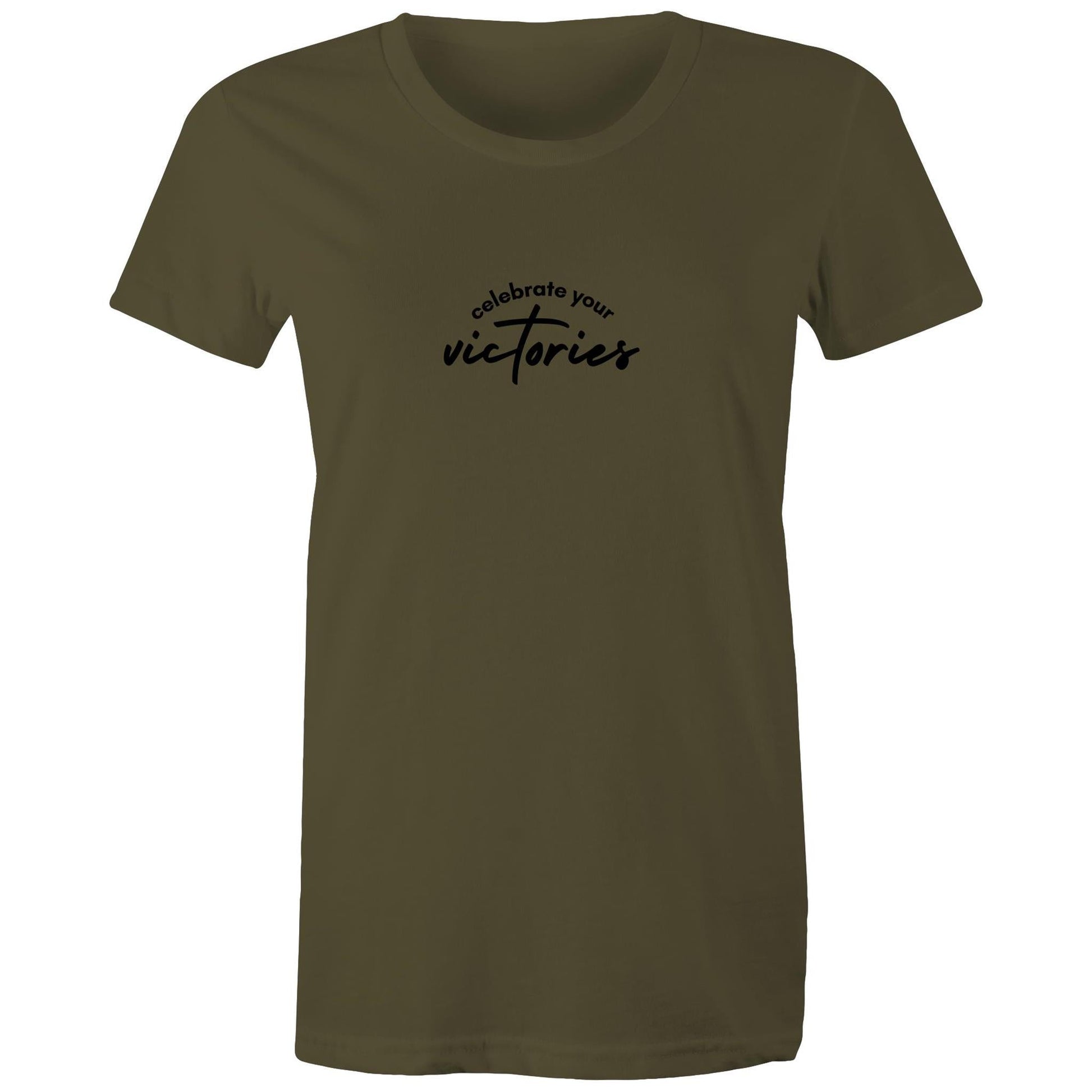 Women's Maple Tee Celebrate your Victories 