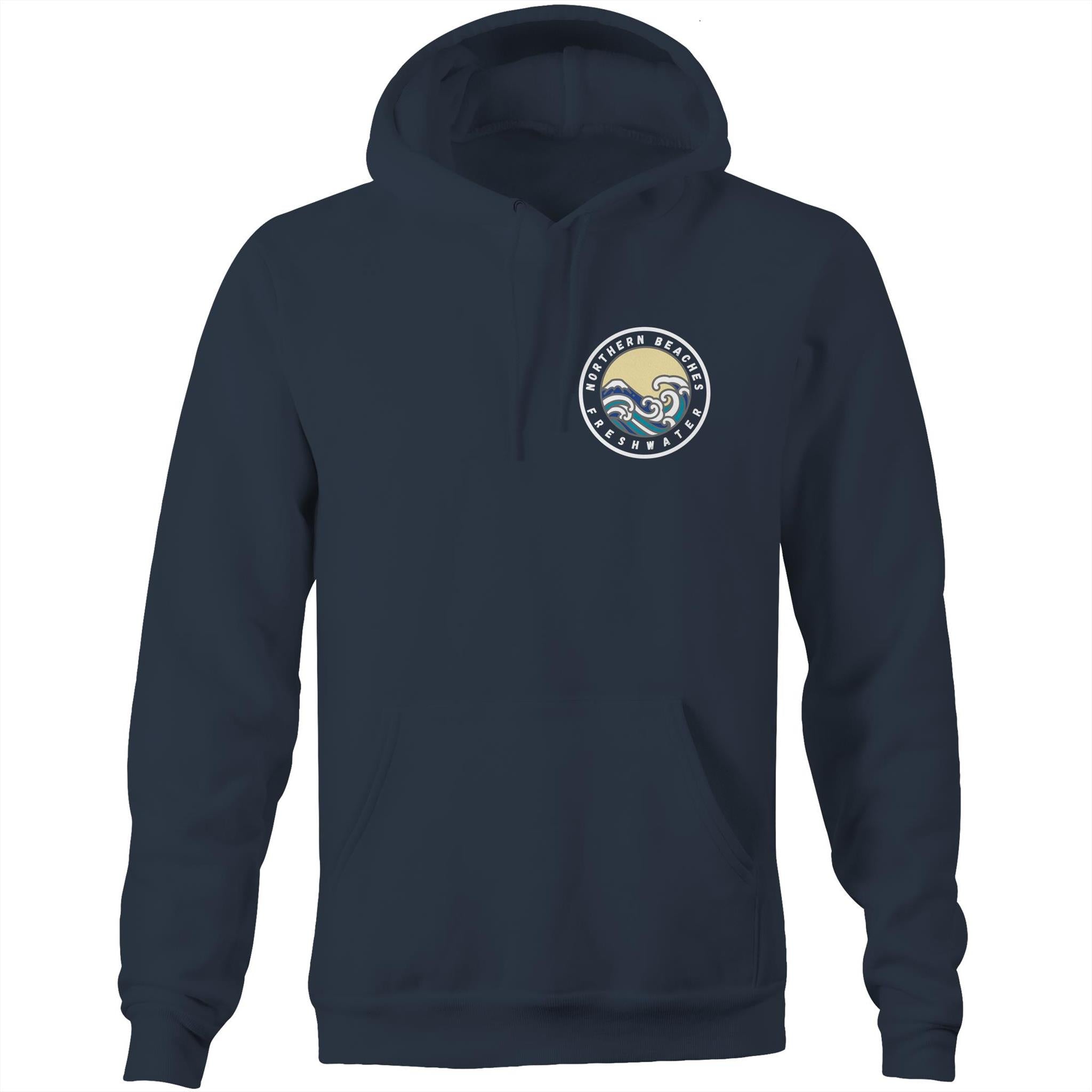 Freshwater custom logo printed AS Colour Stencil - Pocket Hoodie Sweatshirt Ogo Merch