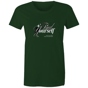 Women's Maple Tee Find Yourself 