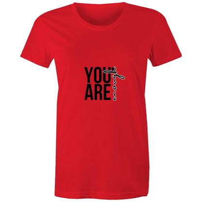 Maple Tee You are Enough Logo 