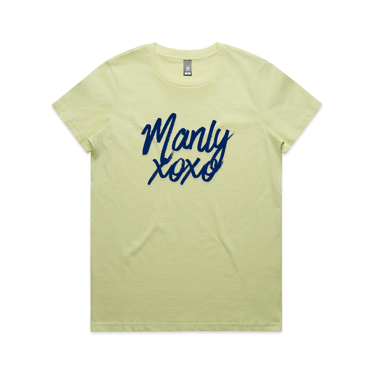 Lost Manly Custom Logo Manly xoxo Edition AS Colour Women's Maple Tee - Lost Manly Shop