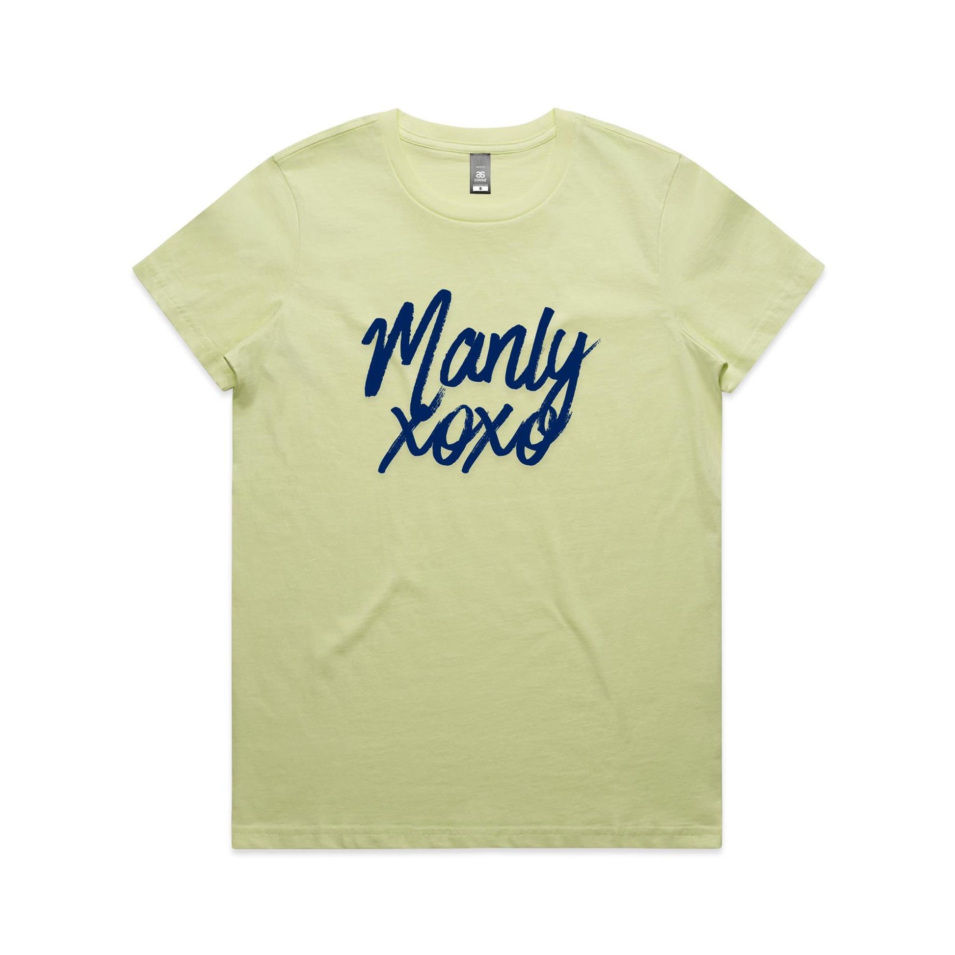 Lost Manly Custom Logo Manly xoxo Edition AS Colour Women's Maple Tee - Lost Manly Shop