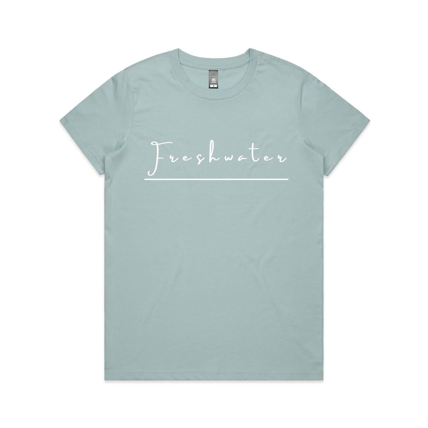Lost Manly Custom Freshwater Beach Logo Edition AS Colour Women's Maple Tee - Lost Manly Shop