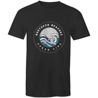 Northern Beaches Ocean Vibe custom logo printed on AS Colour Staple - Mens T-Shirt 