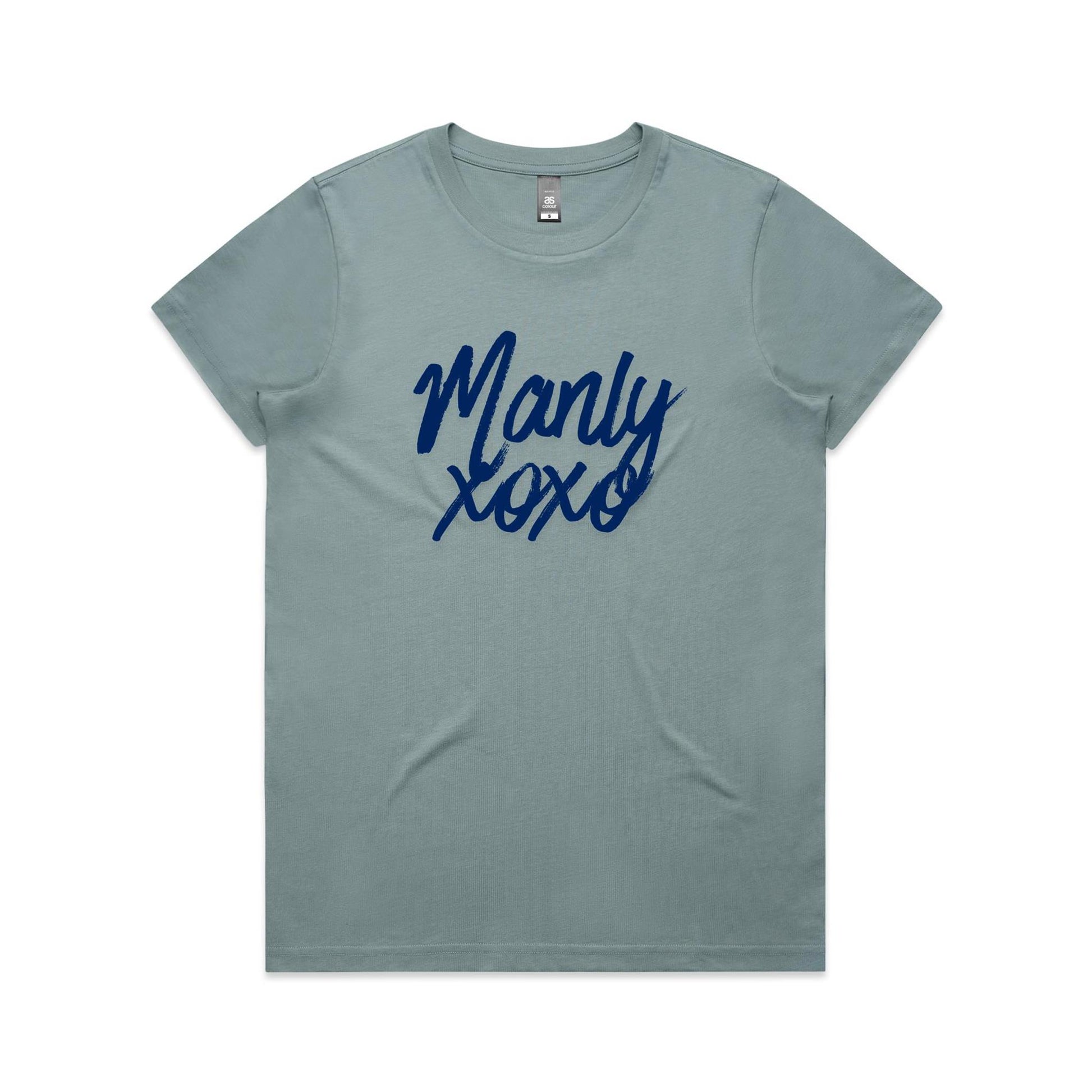 Lost Manly Custom Logo Manly xoxo Edition AS Colour Women's Maple Tee - Lost Manly Shop