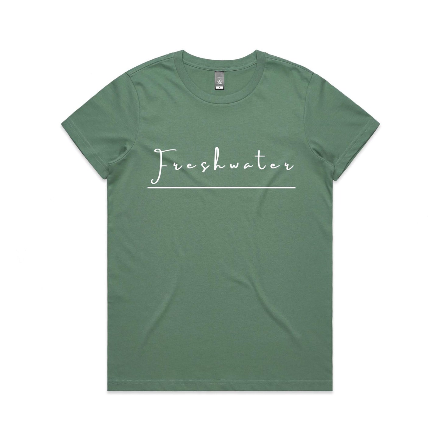 Lost Manly custom logo Freshwater edition AS Colour Women's Maple Tee - Lost Manly Shop