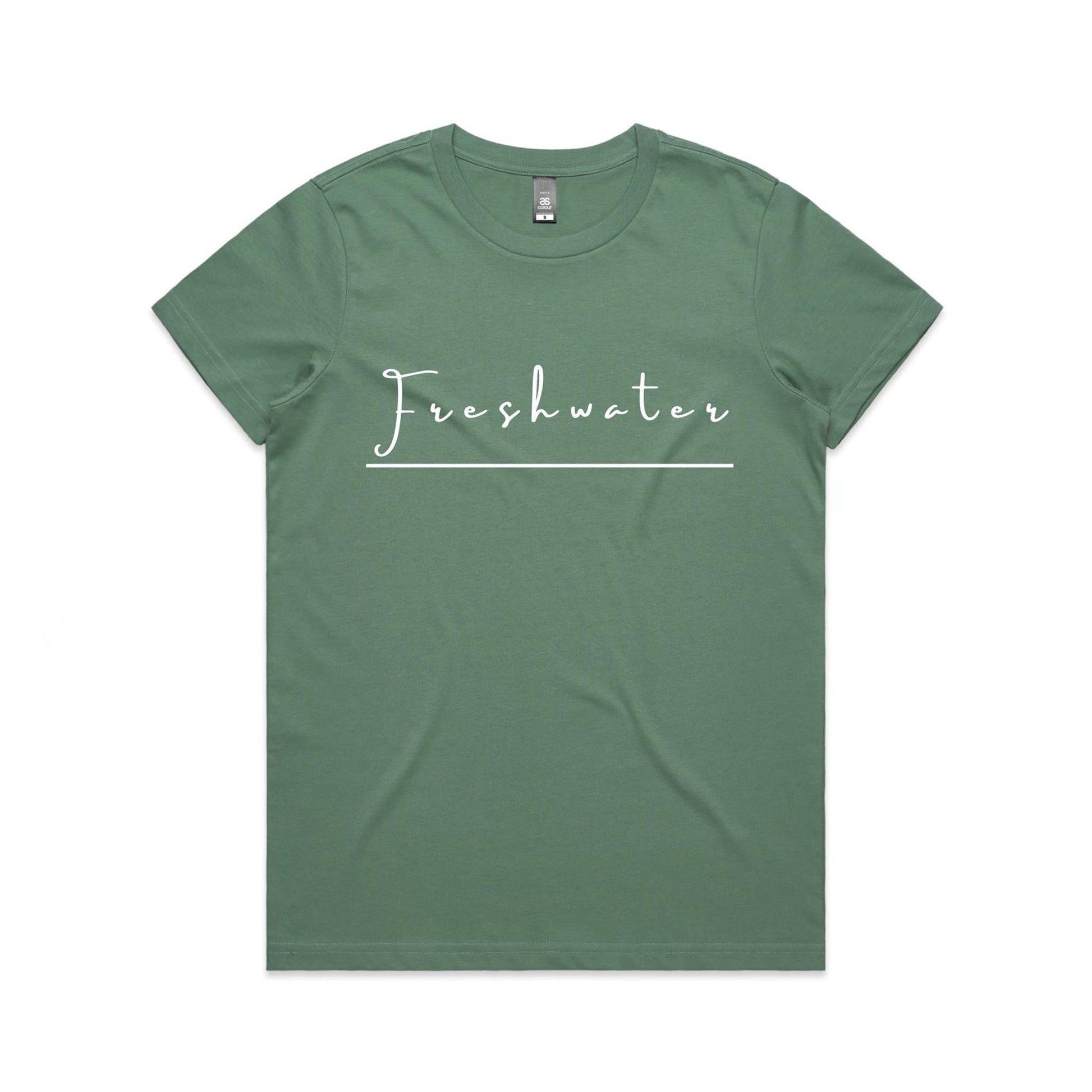 Lost Manly custom logo Freshwater edition AS Colour Women's Maple Tee - Lost Manly Shop