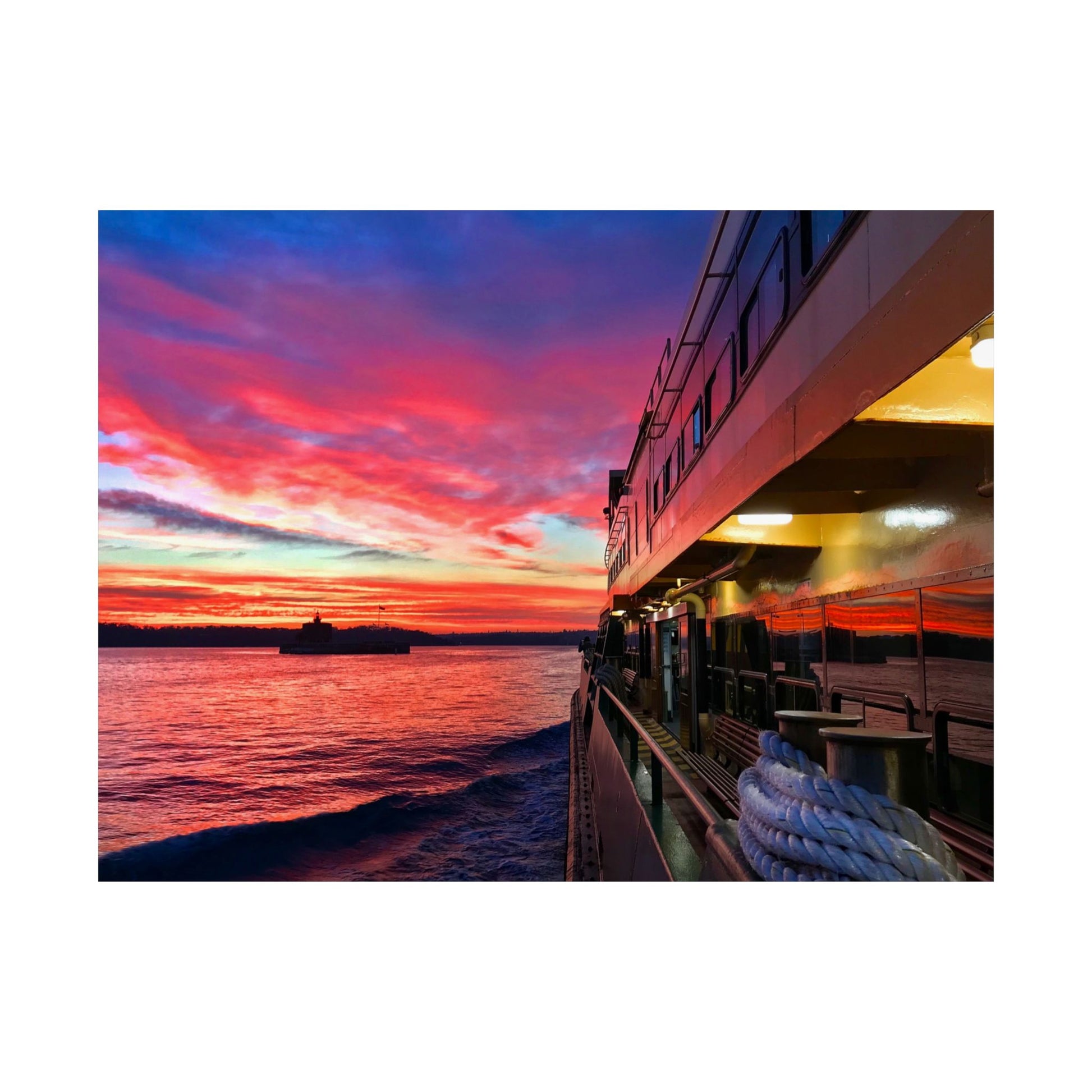 Manly Ferry Sunset Ride – Sydney Harbour Poster | Haig Gilchrist Photography - Lost Manly Shop