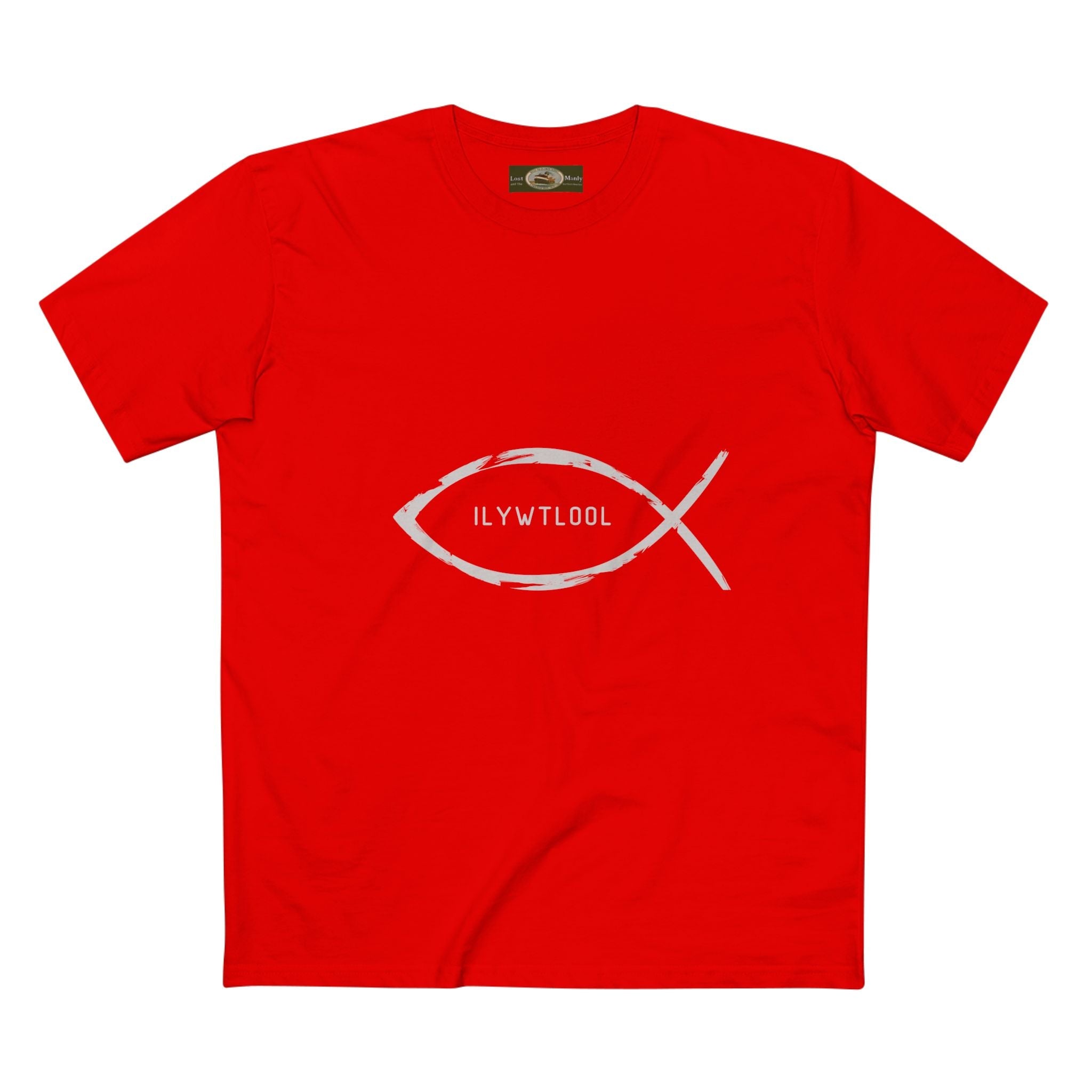 Christian Fish acronym (ILYWTLOOL) custom logo Printify