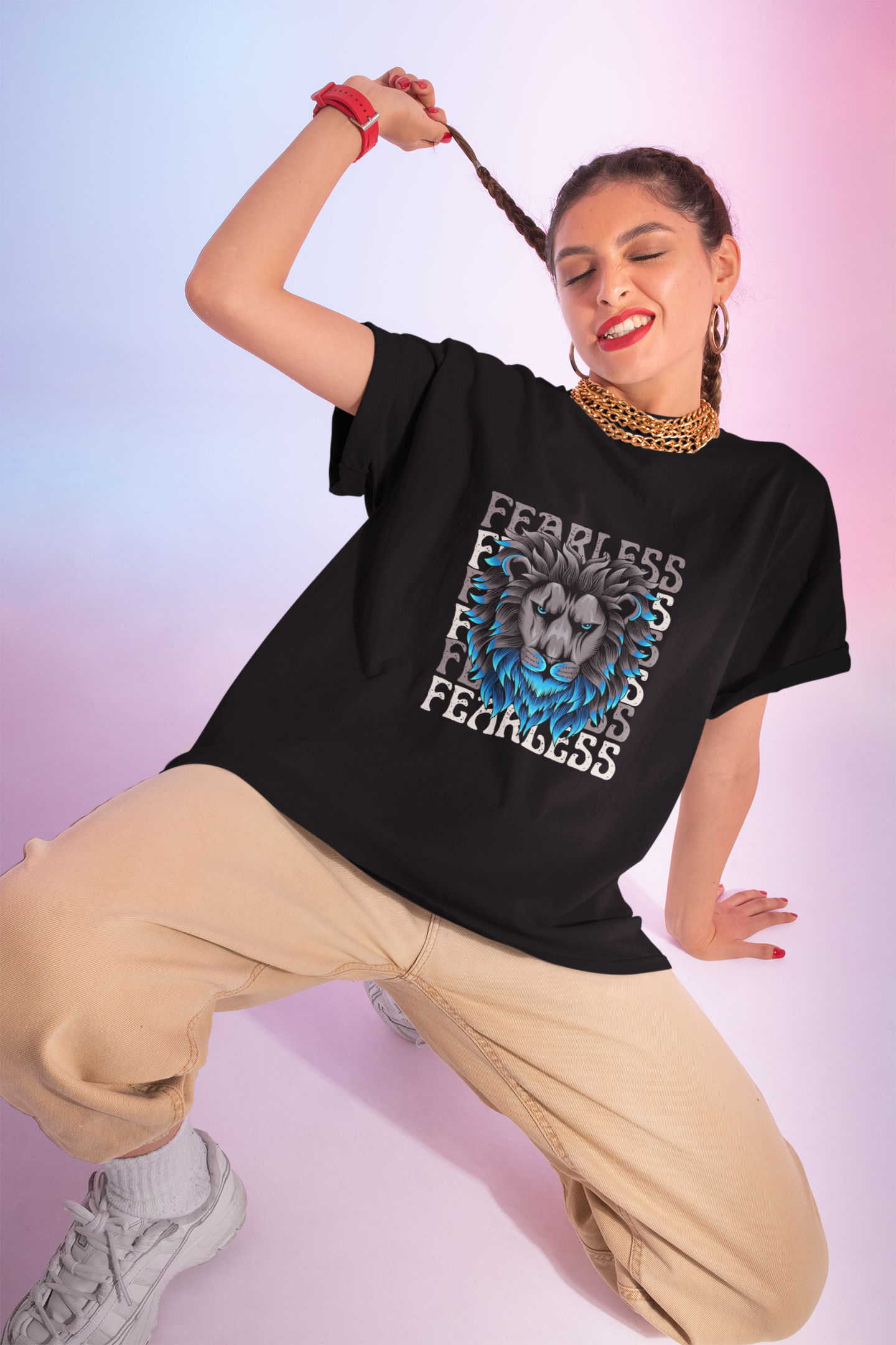 FEARLESS Lion T-Shirt 