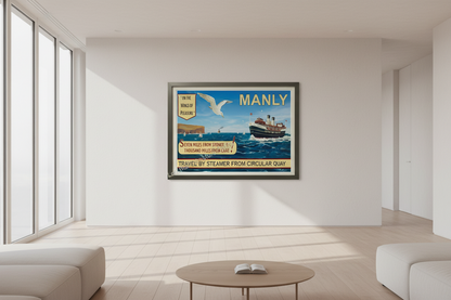Restored Manly Vintage Poster Series - Lost Manly Shop