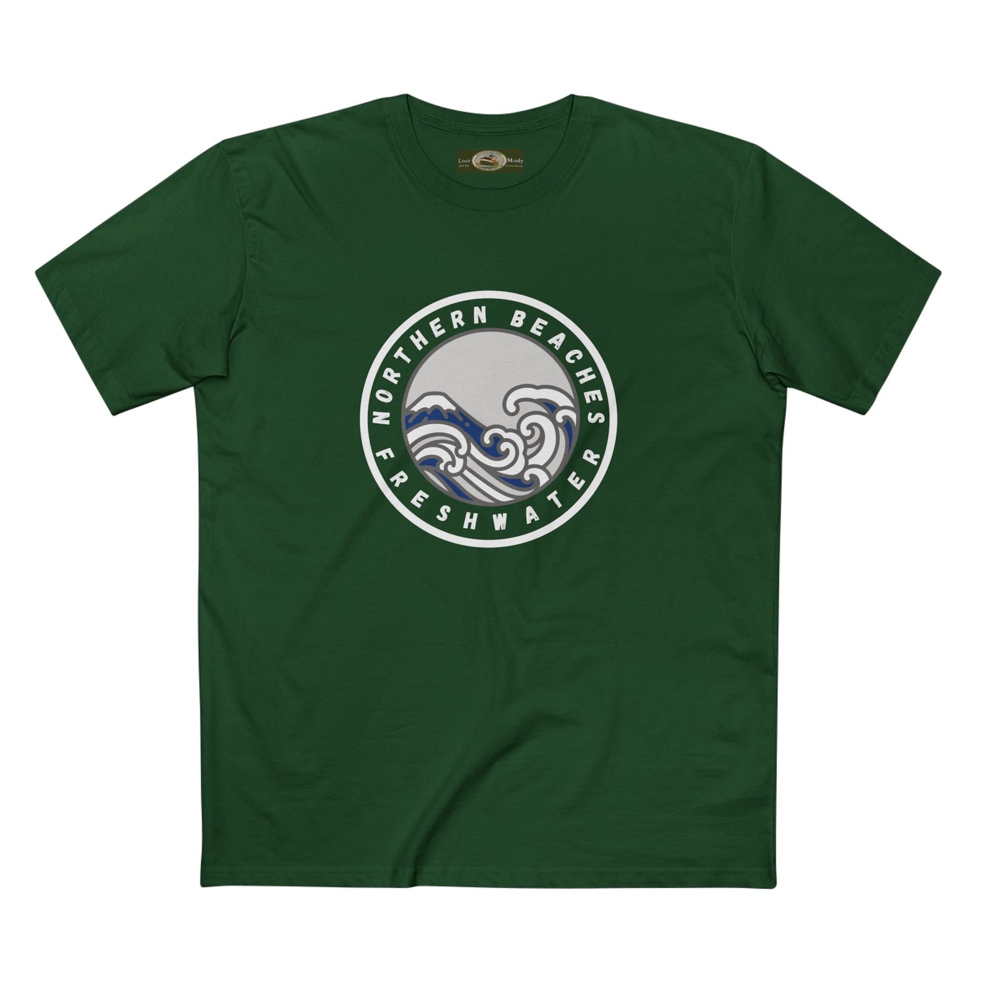 Northern Beaches 'Freshwater' Cotton Tee — Custom Logo Adult T-Shirt 