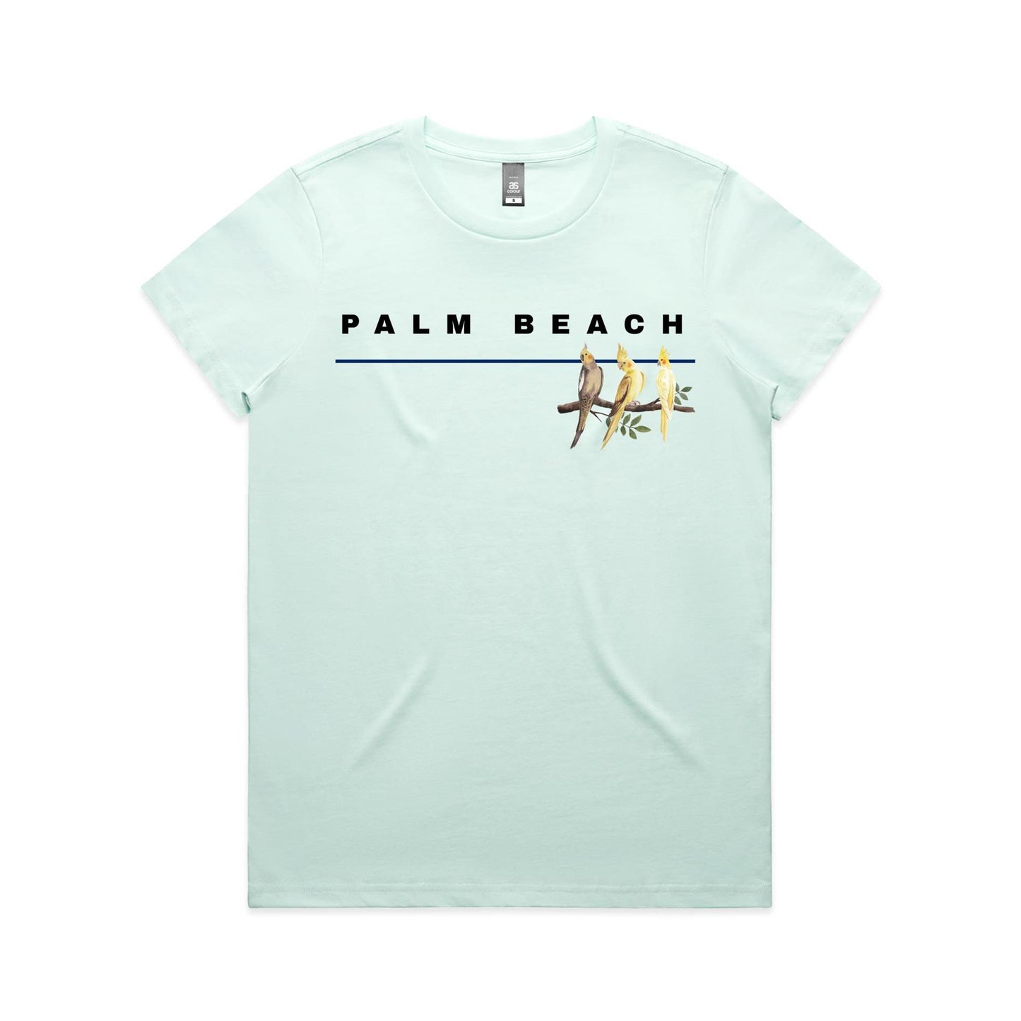 Lost Manly Custom Palm Beach Logo Edition AS Colour Women's Maple Tee - Lost Manly Shop