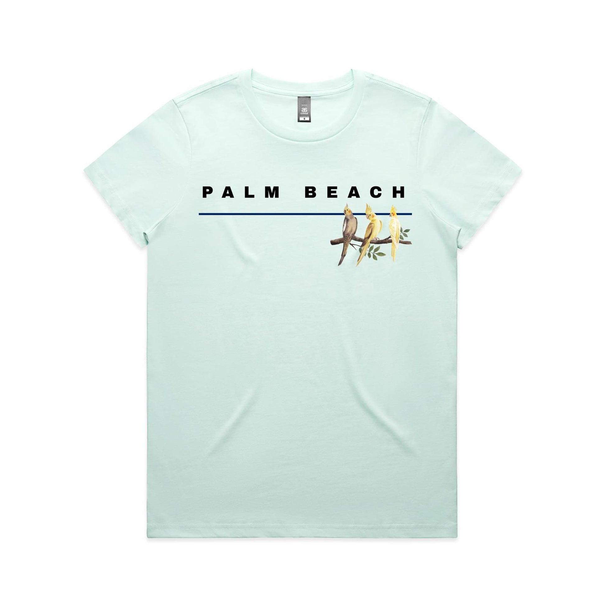 Lost Manly Custom Palm Beach Logo Edition AS Colour Women's Maple Tee - Lost Manly Shop