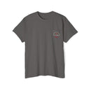 "The Westwood" Northern Beaches custom design different logo front and back Heavy Cotton Pocket Tee Printify
