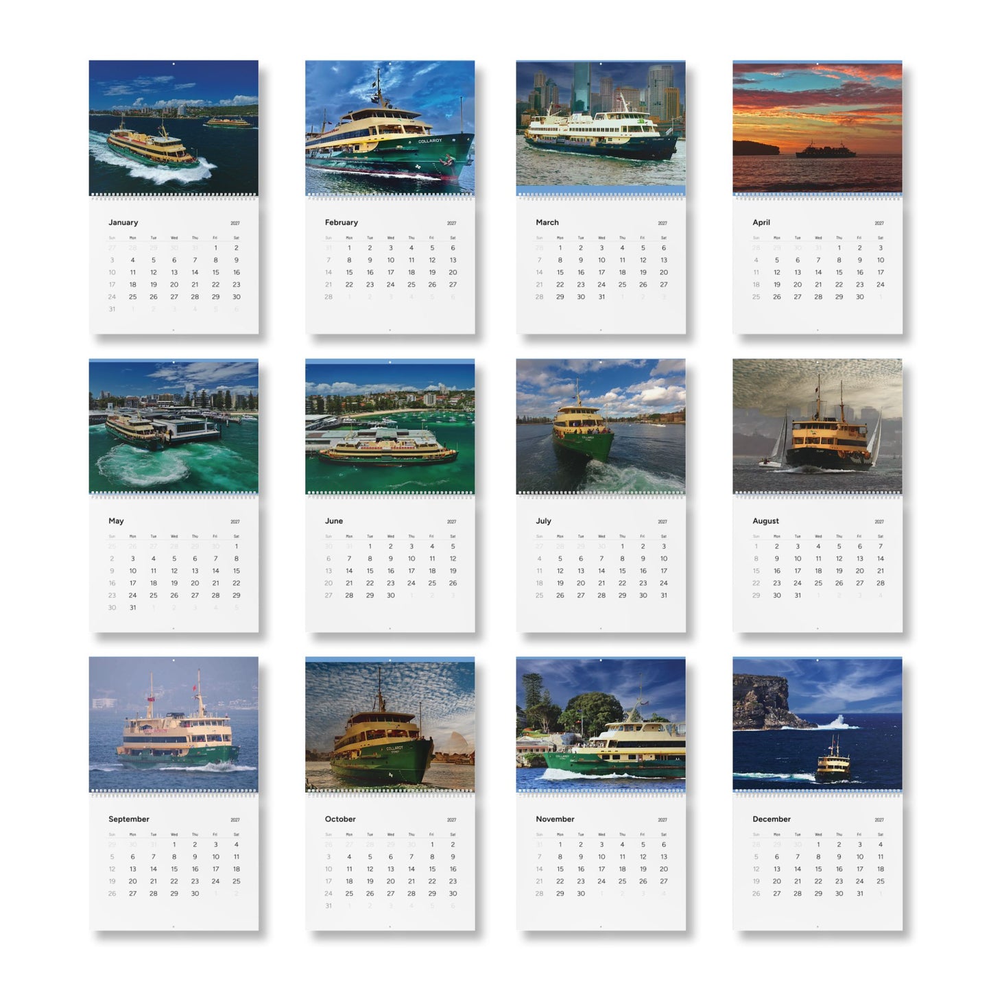 The MV Collaroy Calendar 2027 Celebrating an Australian Icon - Lost Manly Shop