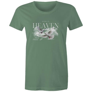 Women's Maple Tee Made in Heaven Print 