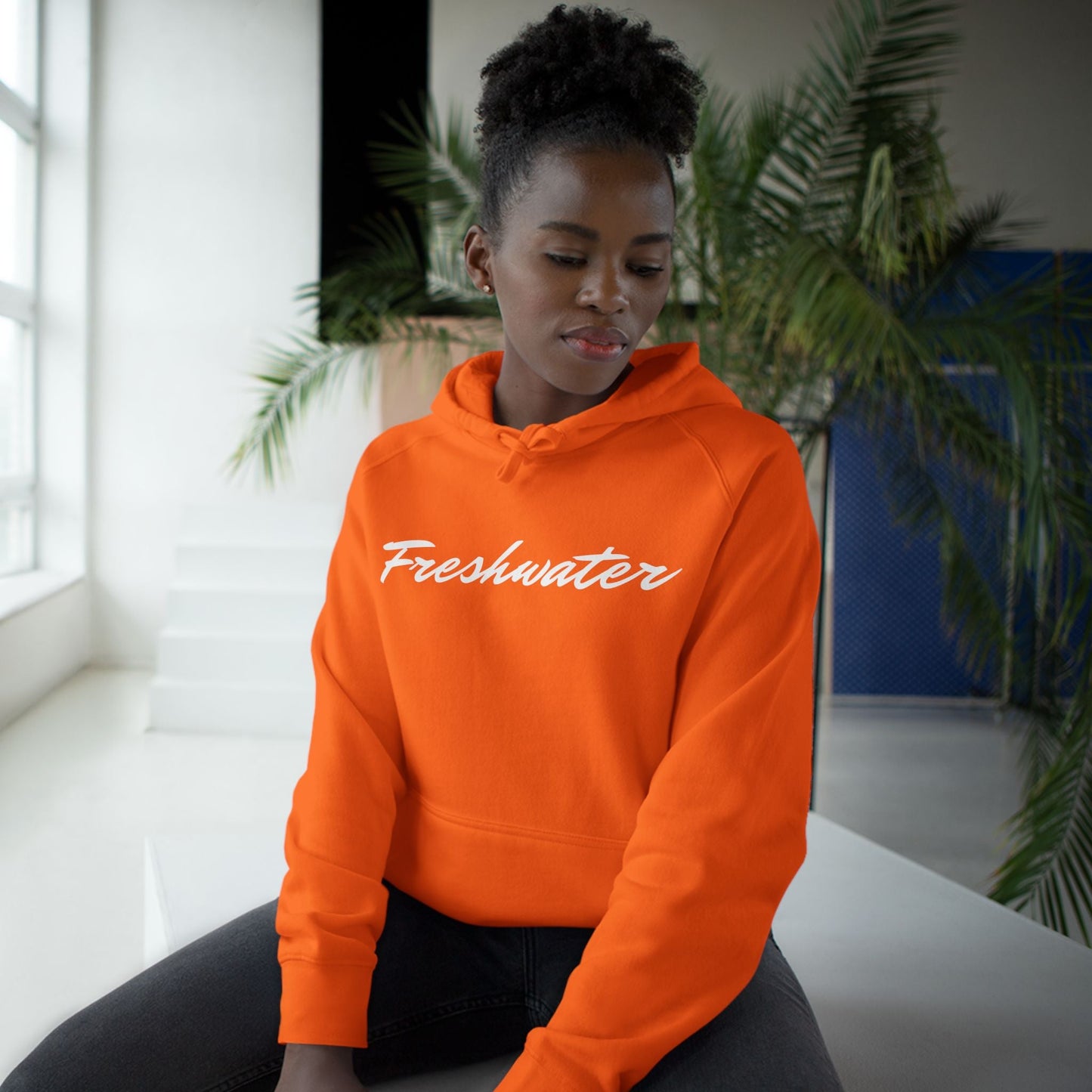 Freshwater Custom Logo Unisex Hoodie 