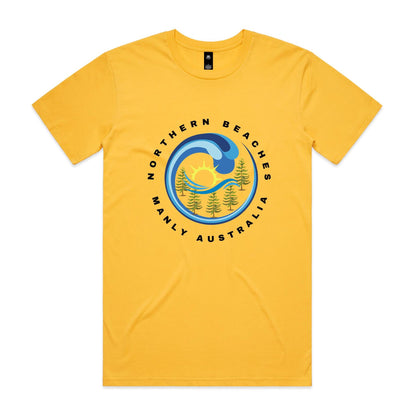 Lost Manly custom logo edition Manly AS Colour Staple Tee - Lost Manly Shop
