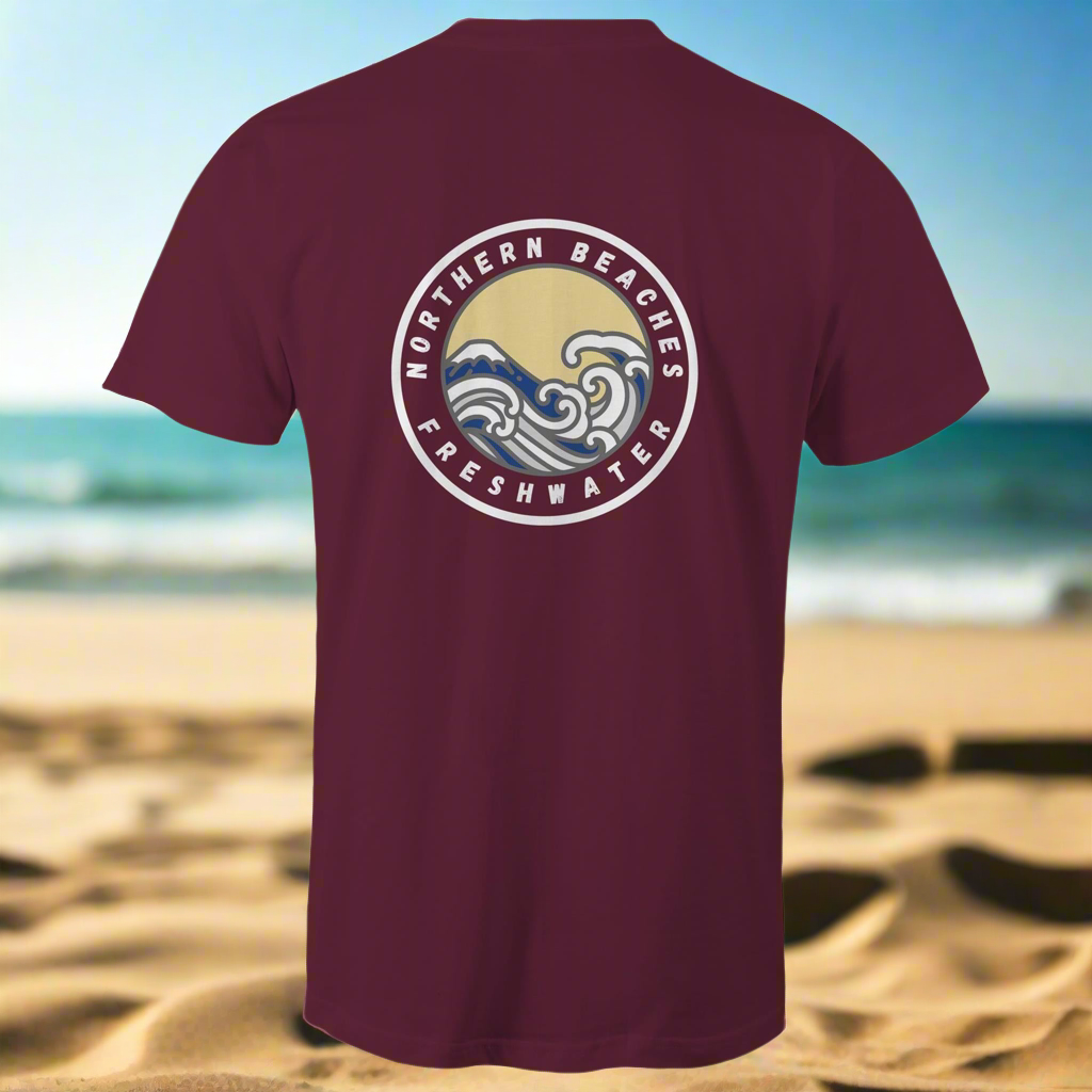 AS Colour Staple - Cotton T-Shirt Harbord Born n Bred n Led Astray logo on back or change customise logo with personalisation option - Lost Manly Shop