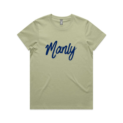 Lost Manly Custom Logo Manly Edition AS Colour Women's Maple Tee - Lost Manly Shop