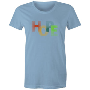 Women's Maple Tee HOPE Print 