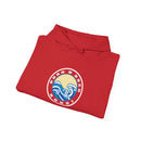 Hoodie with free Canva custom design logo front back Bondi bnb/Bilgola 