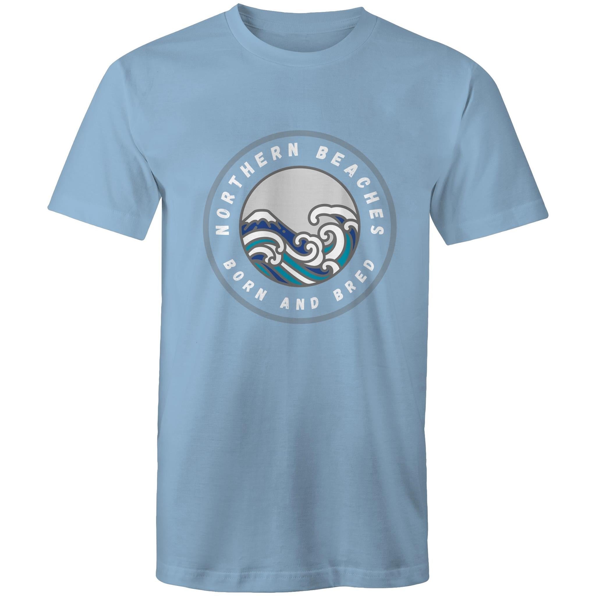 Northern Beaches Born and Bred custom logo printed on AS Colour Staple - Mens T-Shirt 